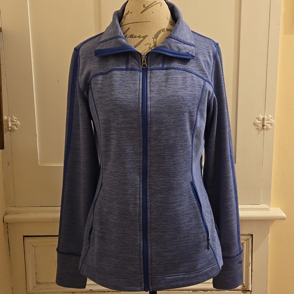 Marmot blue fleece lined jacket Sz L - Picture 1 of 11